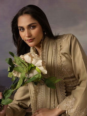 Dastaan by Riaz Arts Vol-02 Leather Peach Unstitched 3Pc Suit DS-45