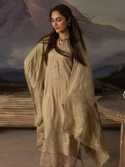 Dastaan by Riaz Arts Vol-02 Leather Peach Unstitched 3Pc Suit DS-45