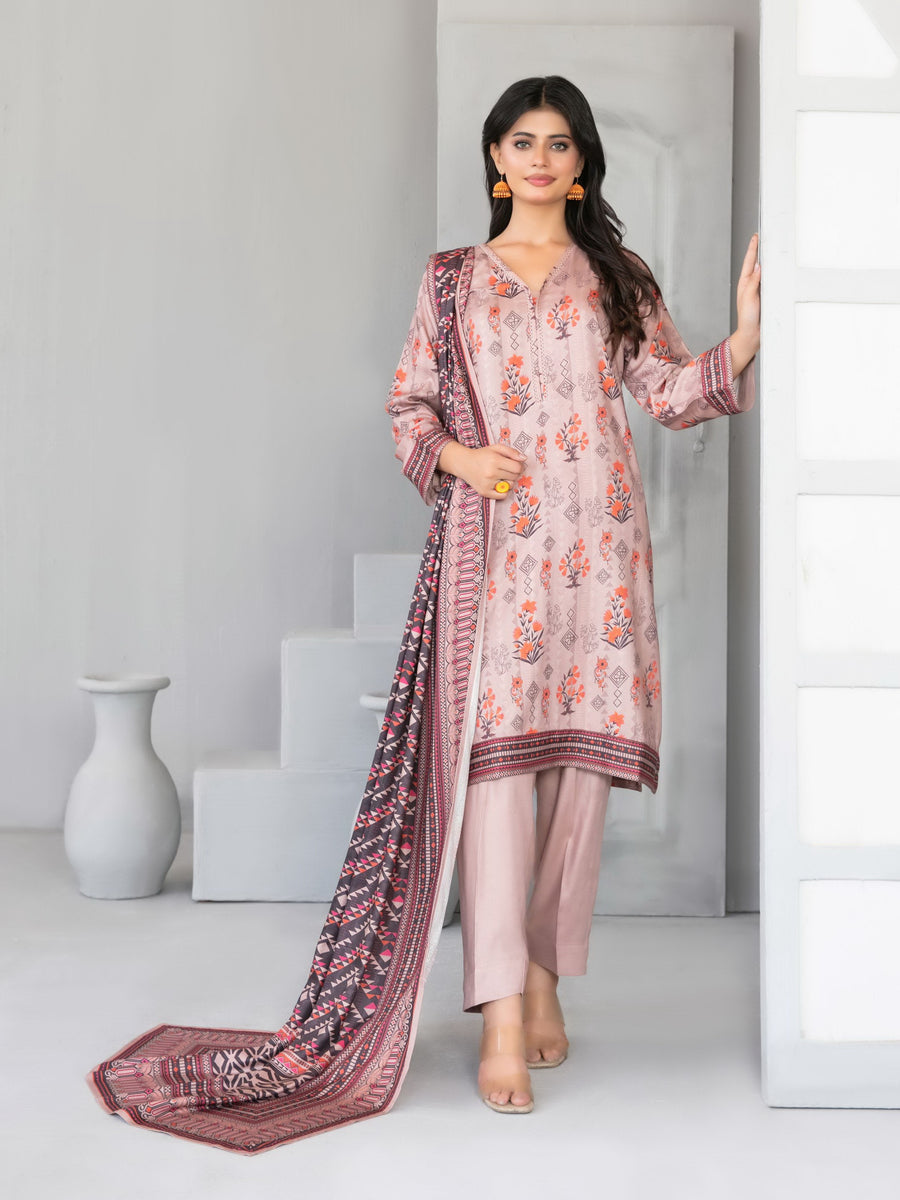 Dilnur by Tawakkal Fabrics Digital Print Twill Staple Unstitched 3Pc Suit D-4500