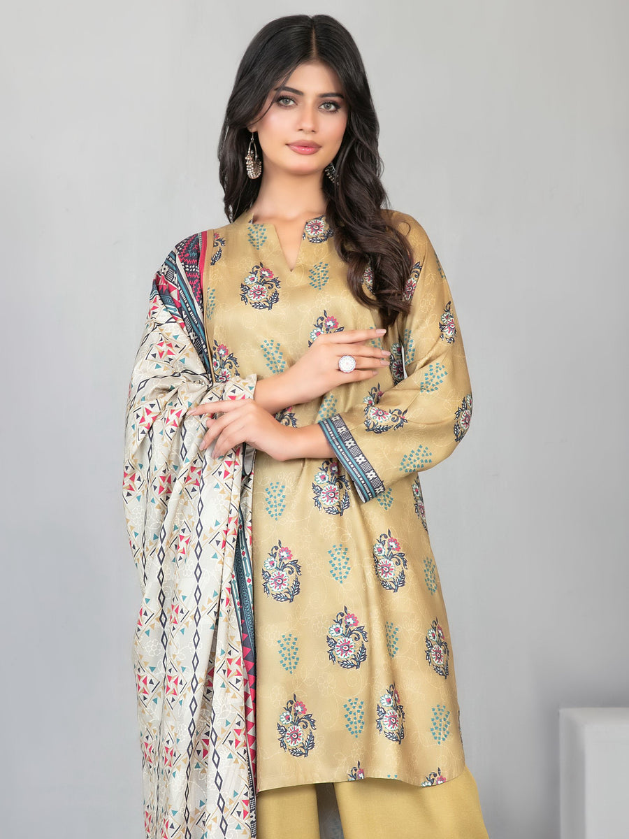 Dilnur by Tawakkal Fabrics Digital Print Twill Staple Unstitched 3Pc Suit D-4501