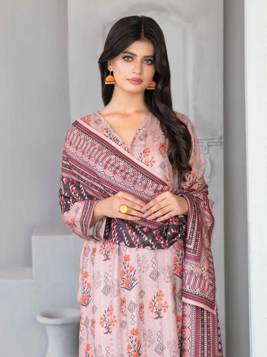 Dilnur by Tawakkal Fabrics Digital Print Twill Staple Unstitched 3Pc Suit D-4500