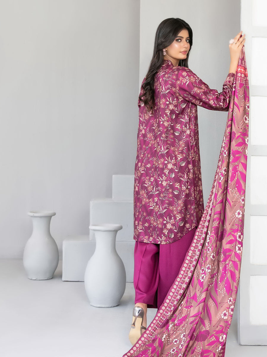Dilnur by Tawakkal Fabrics Digital Print Twill Staple Unstitched 3Pc Suit D-4502