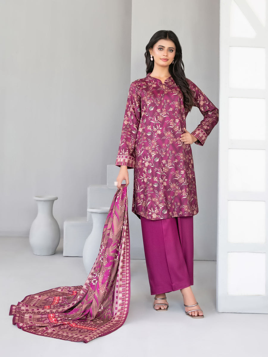 Dilnur by Tawakkal Fabrics Digital Print Twill Staple Unstitched 3Pc Suit D-4502