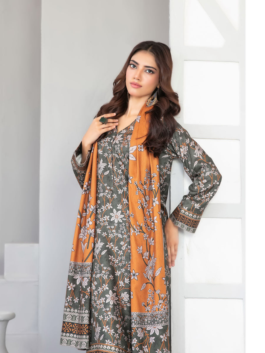 Dilnur by Tawakkal Fabrics Digital Print Twill Staple Unstitched 3Pc Suit D-4503