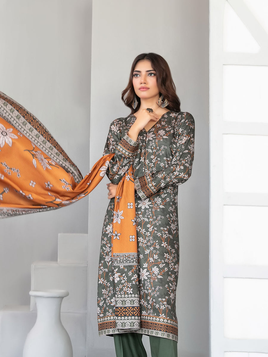 Dilnur by Tawakkal Fabrics Digital Print Twill Staple Unstitched 3Pc Suit D-4503