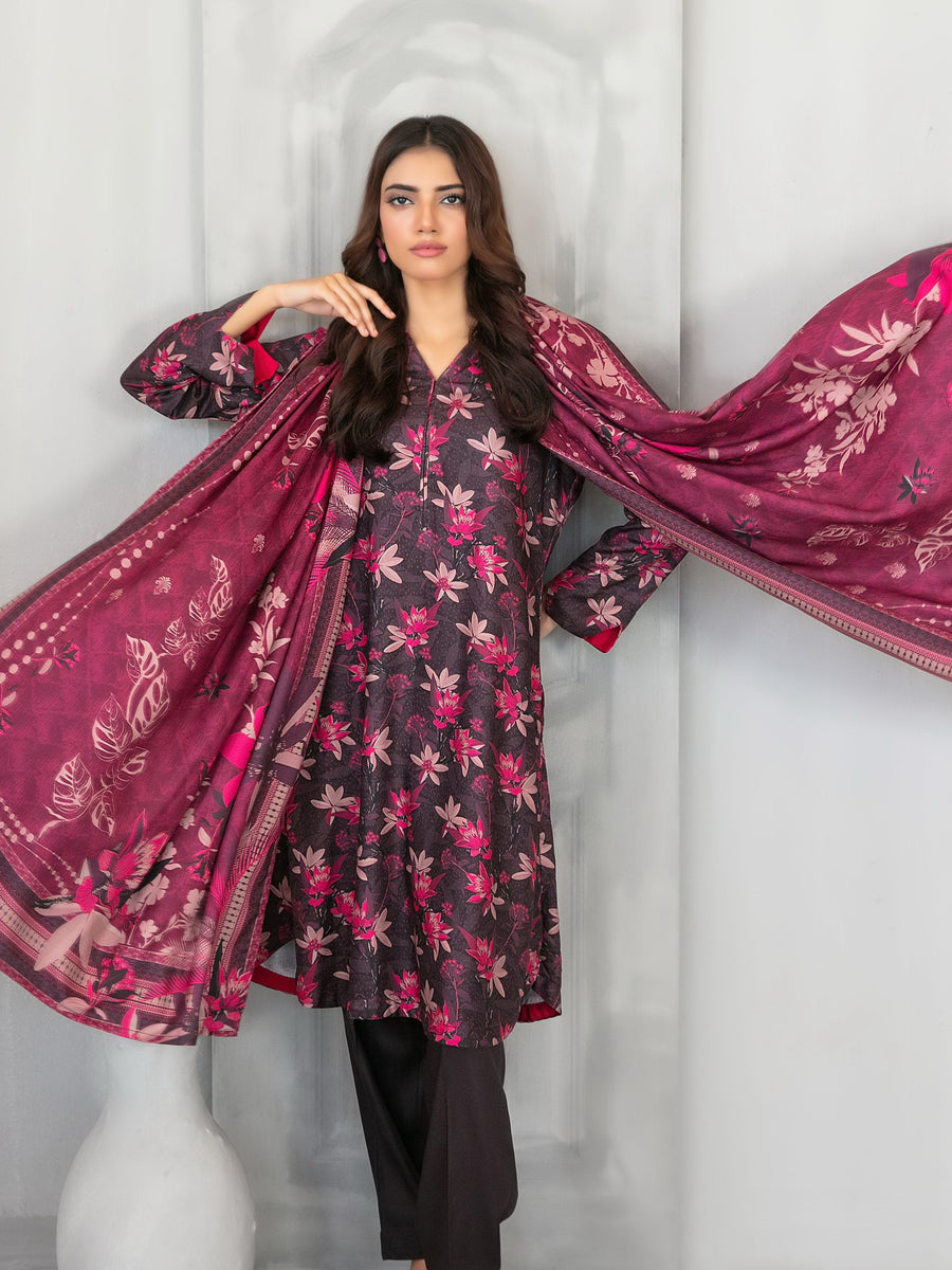 Dilnur by Tawakkal Fabrics Digital Print Twill Staple Unstitched 3Pc Suit D-4504