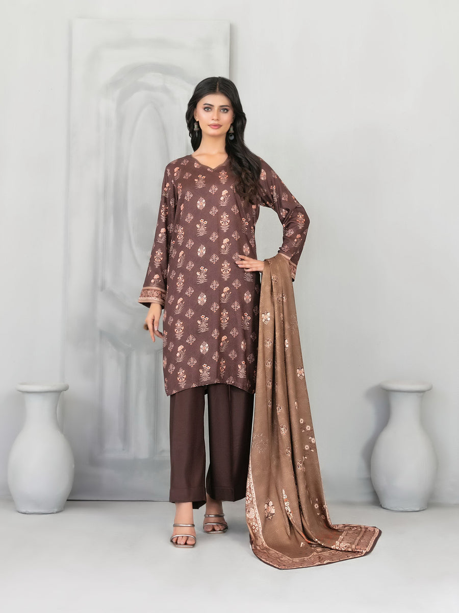 Dilnur by Tawakkal Fabrics Digital Print Twill Staple Unstitched 3Pc Suit D-4505