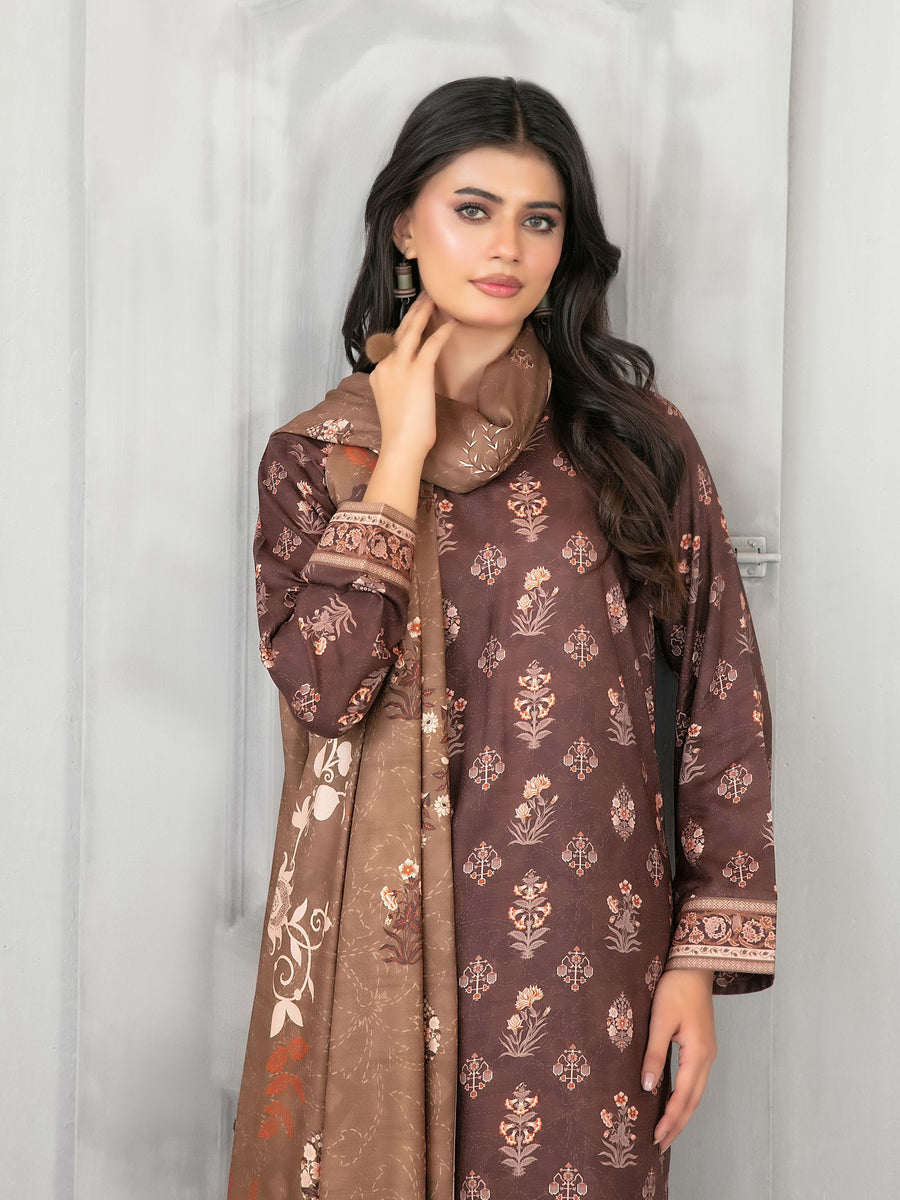 Dilnur by Tawakkal Fabrics Digital Print Twill Staple Unstitched 3Pc Suit D-4505