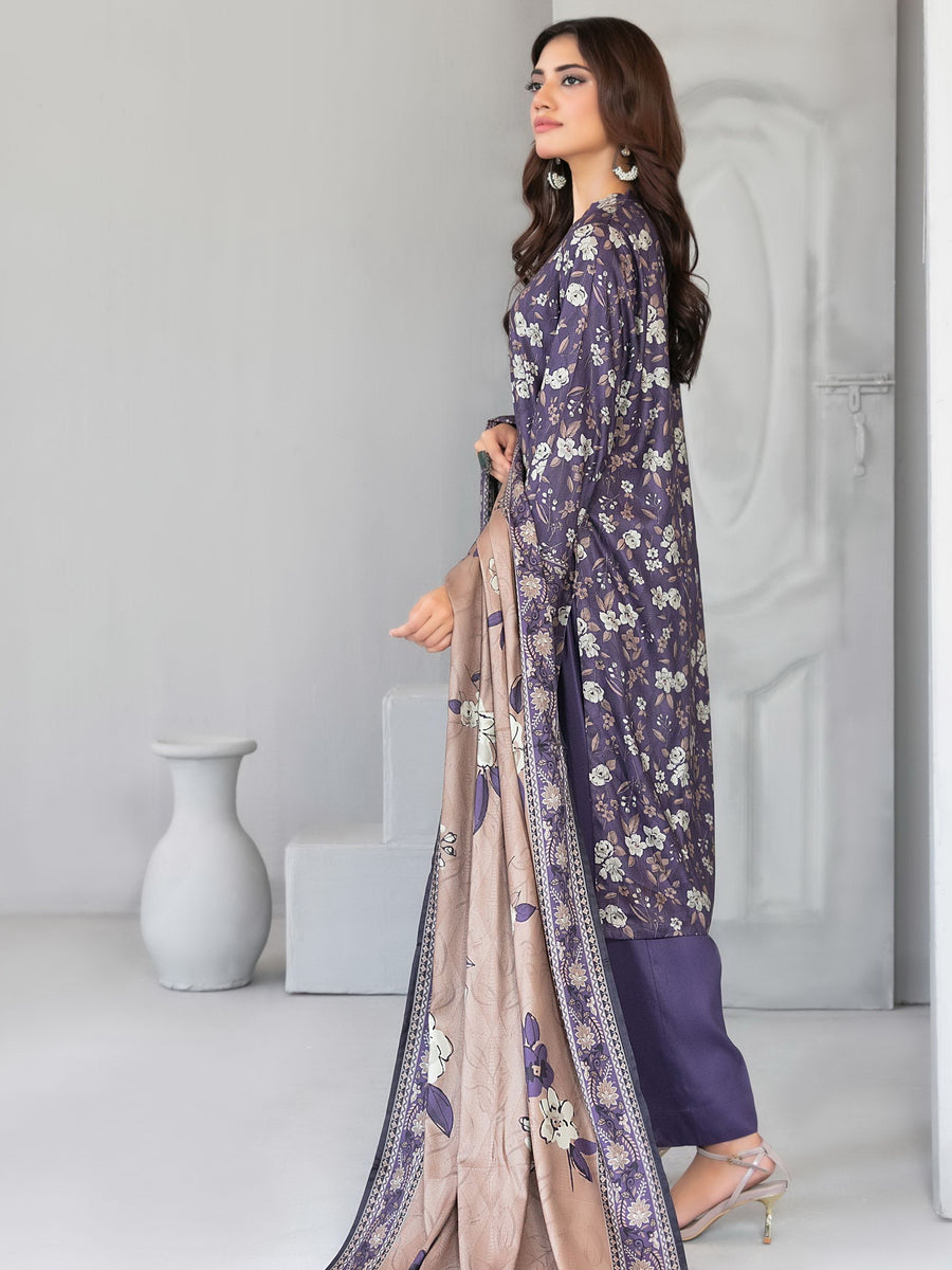 Dilnur by Tawakkal Fabrics Digital Print Twill Staple Unstitched 3Pc Suit D-4506