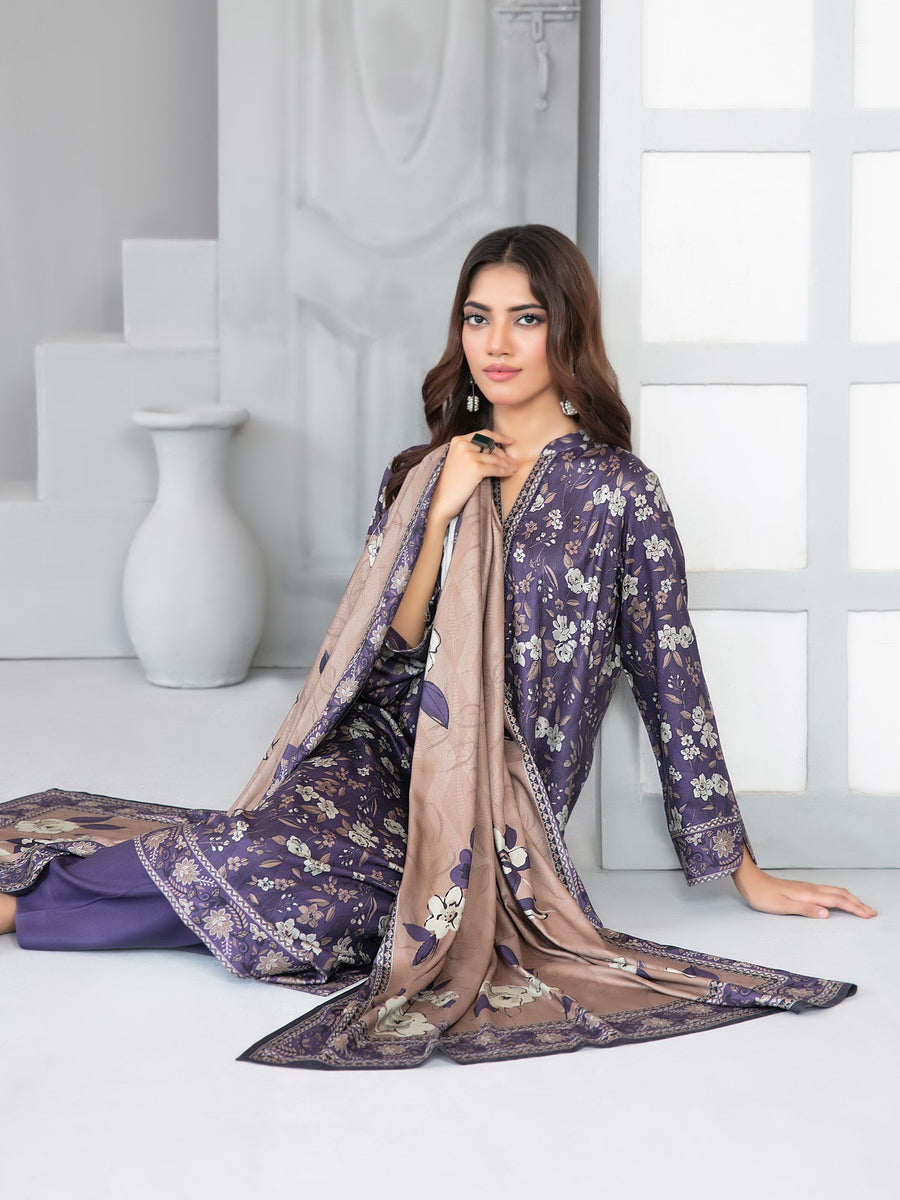 Dilnur by Tawakkal Fabrics Digital Print Twill Staple Unstitched 3Pc Suit D-4506