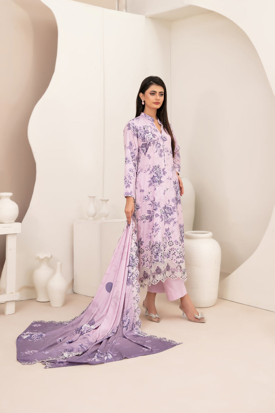 Misbah by Tawakkal Fabrics Embroidered Staple Unstitched 3Pc Suit D-4508