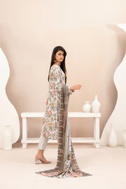 Misbah by Tawakkal Fabrics Embroidered Staple Unstitched 3Pc Suit D-4509