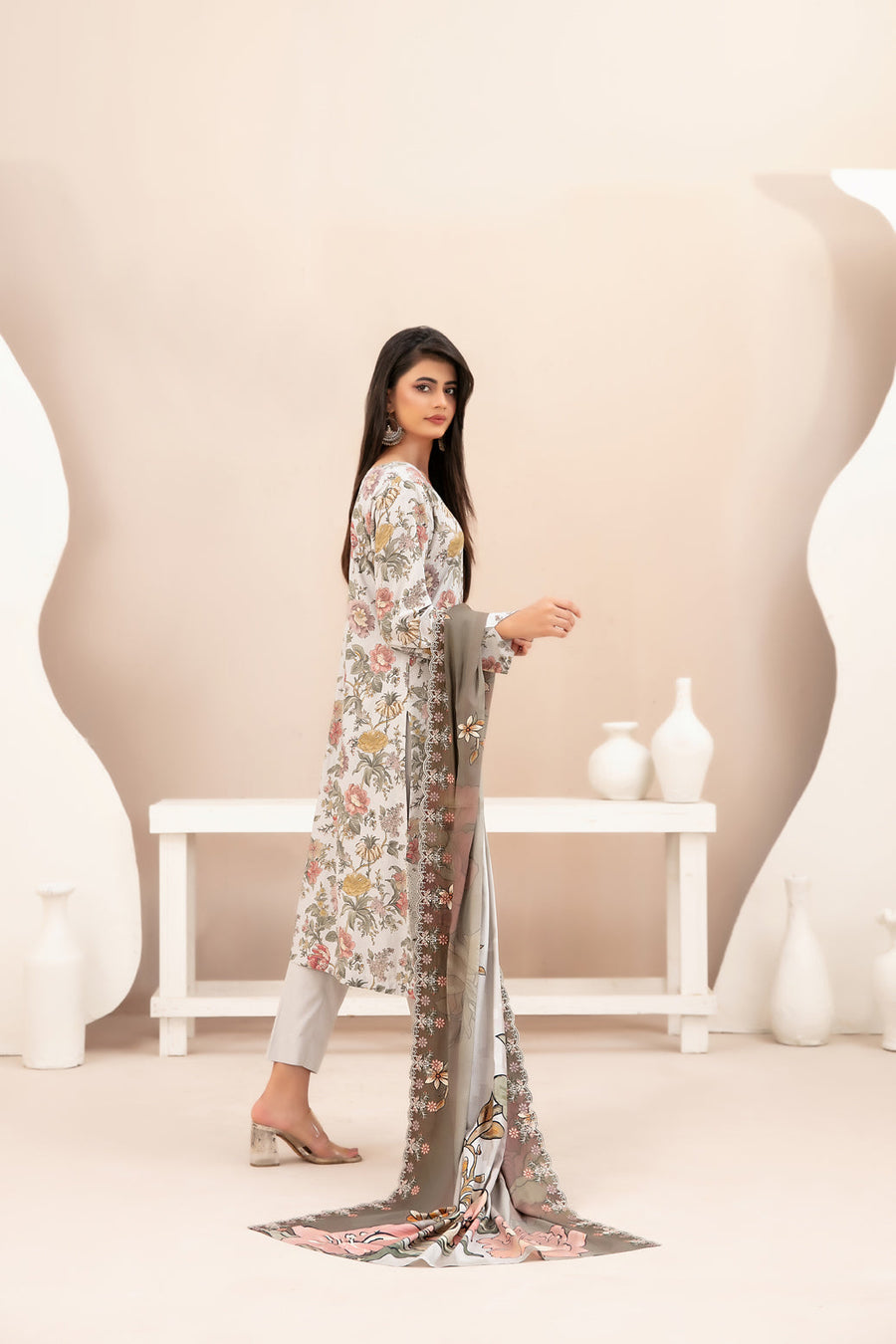 Misbah by Tawakkal Fabrics Embroidered Staple Unstitched 3Pc Suit D-4509