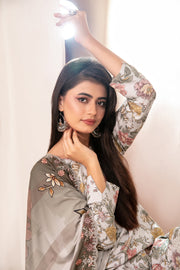 Misbah by Tawakkal Fabrics Embroidered Staple Unstitched 3Pc Suit D-4509
