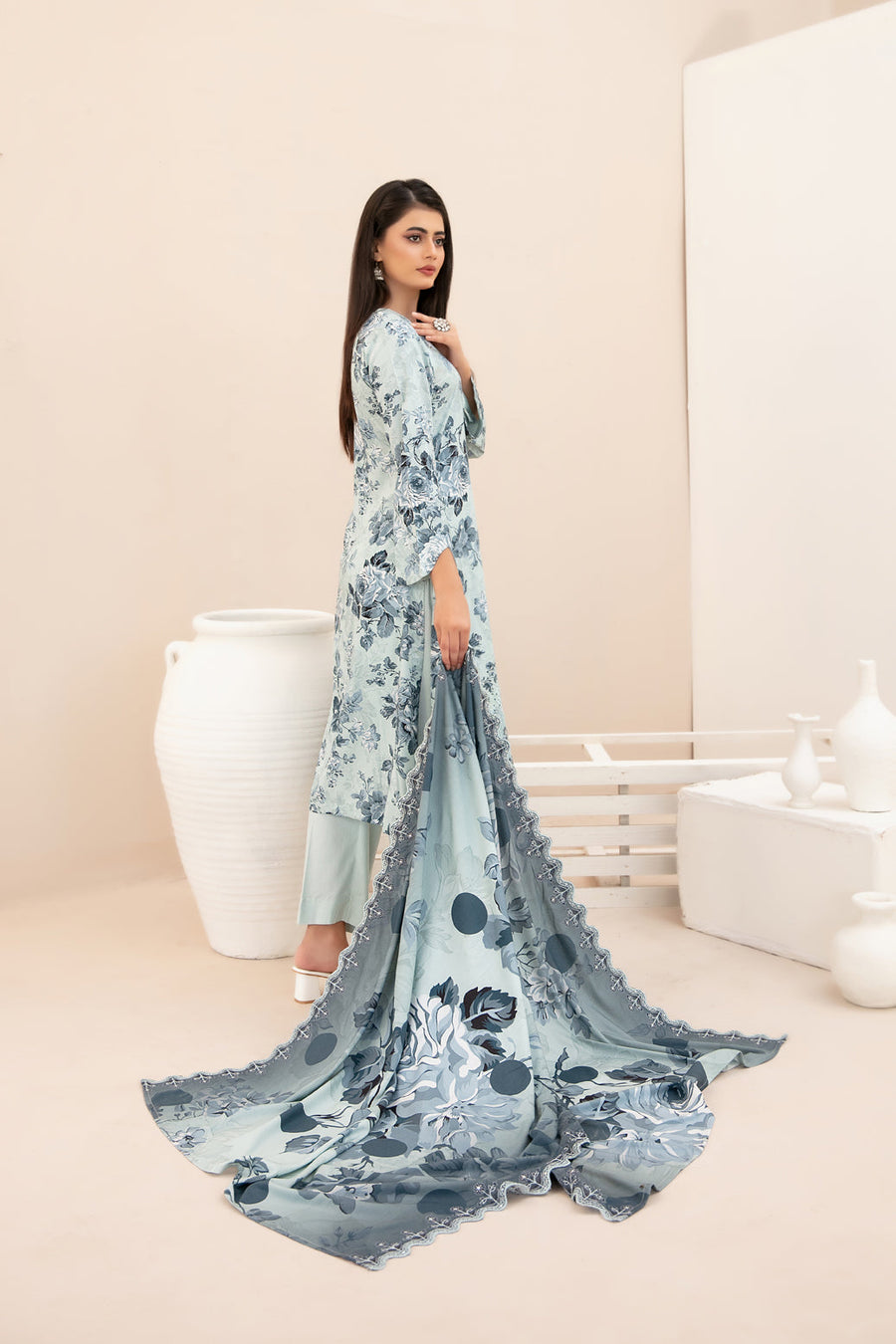 Misbah by Tawakkal Fabrics Embroidered Staple Unstitched 3Pc Suit D-4513