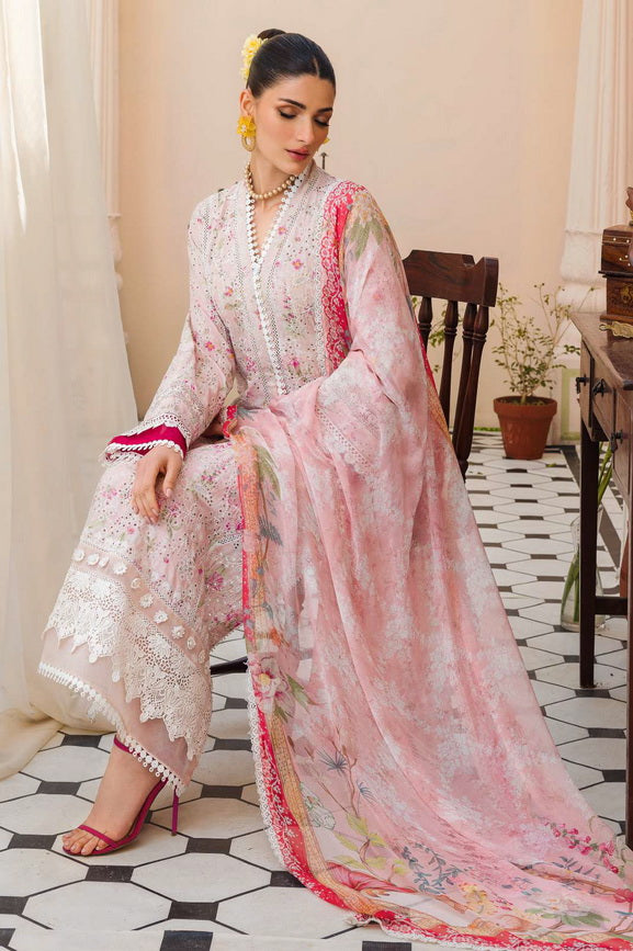 Amal by Motifz Embroidered Lawn Unstitched 3Pc Suit 4621-Marissa