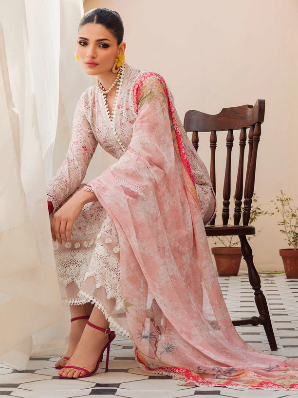 Amal by Motifz Embroidered Lawn Unstitched 3Pc Suit 4621-Marissa