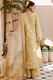 Amal by Motifz Embroidered Lawn Unstitched 3Pc Suit 4623-Carolina