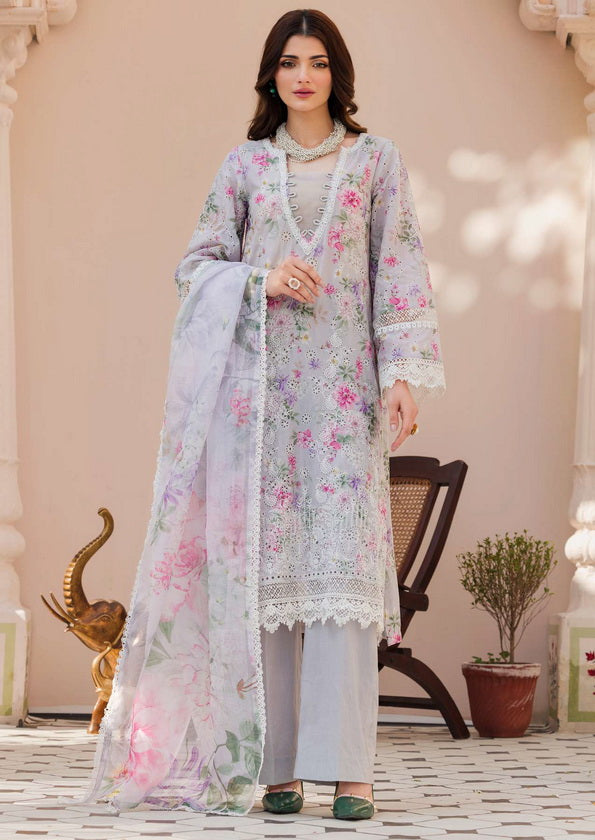 Amal by Motifz Embroidered Lawn Unstitched 3Pc Suit 4625-Moonstoon