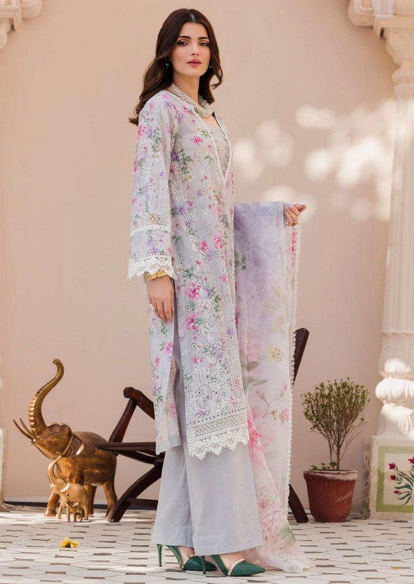 Amal by Motifz Embroidered Lawn Unstitched 3Pc Suit 4625-Moonstoon