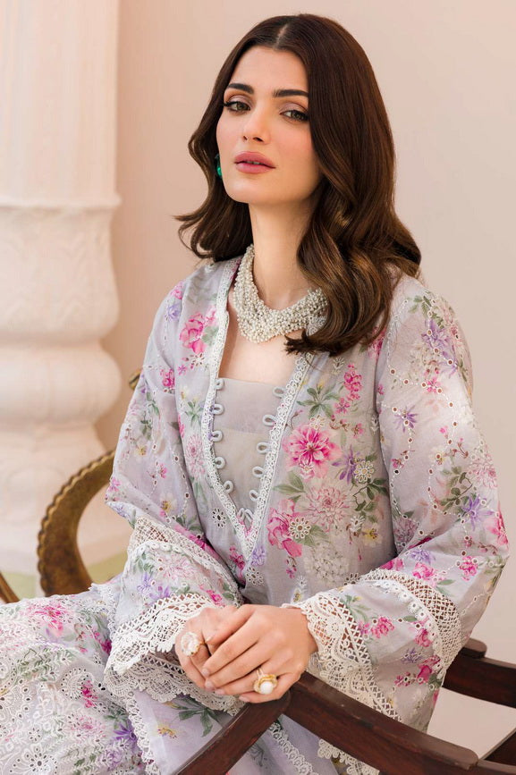 Amal by Motifz Embroidered Lawn Unstitched 3Pc Suit 4625-Moonstoon