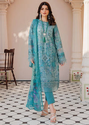 Amal by Motifz Embroidered Lawn Unstitched 3Pc Suit 4627-Jasper