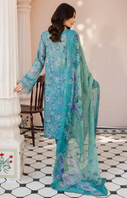 Amal by Motifz Embroidered Lawn Unstitched 3Pc Suit 4627-Jasper