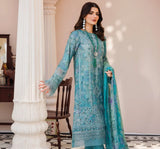 Amal by Motifz Embroidered Lawn Unstitched 3Pc Suit 4627-Jasper