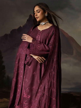 Dastaan by Riaz Arts Vol-02 Leather Peach Unstitched 3Pc Suit DS-47