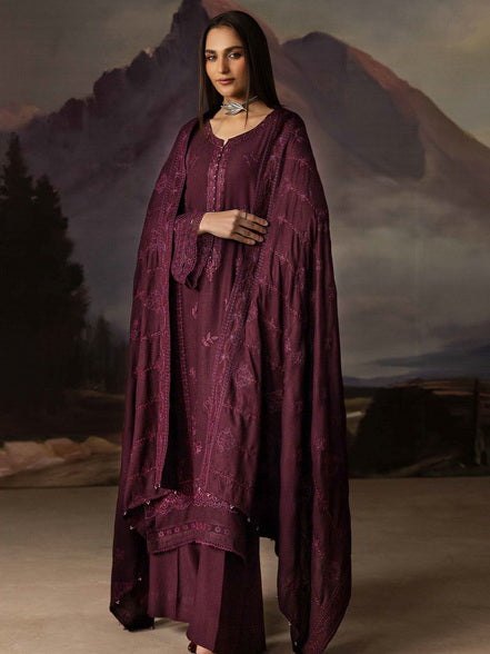 Dastaan by Riaz Arts Vol-02 Leather Peach Unstitched 3Pc Suit DS-47