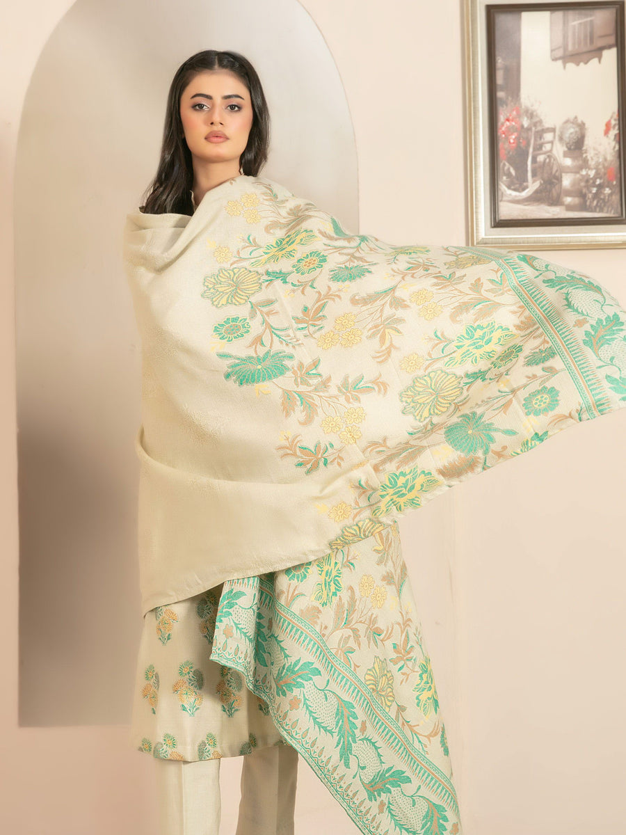 Lehr by Tawakkal Fabrics Leather Peach Unstitched 3Pc Suit D-4705