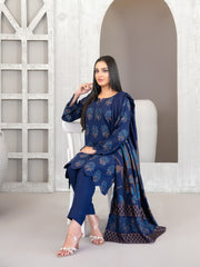 Lehr by Tawakkal Fabrics Vol-02 Leather Peach Unstitched 3Pc Suit D-4701