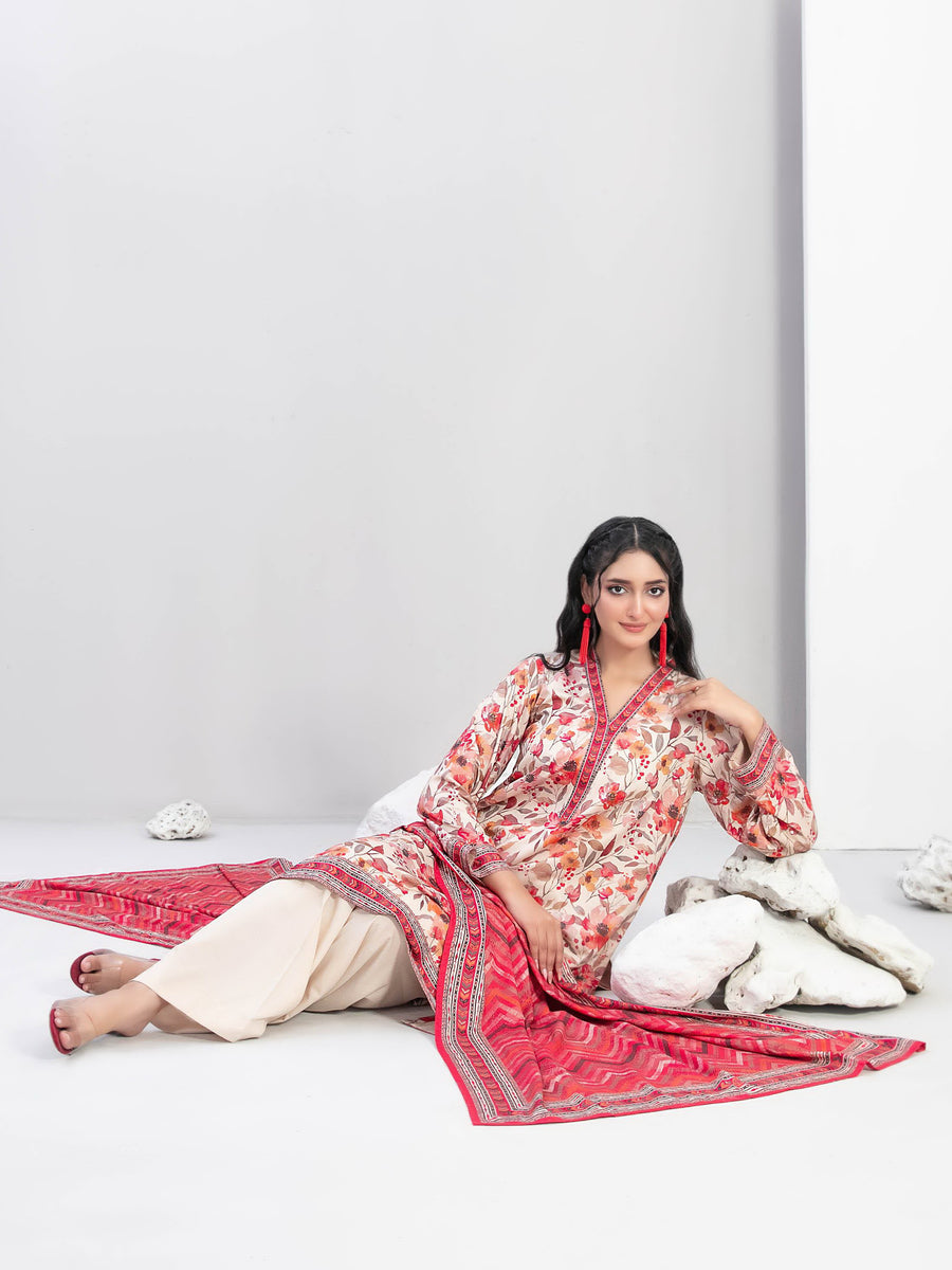 Nyha by Tawakkal Fabrics Digital Print Staple Unstitched 3Pc Suit D-4761
