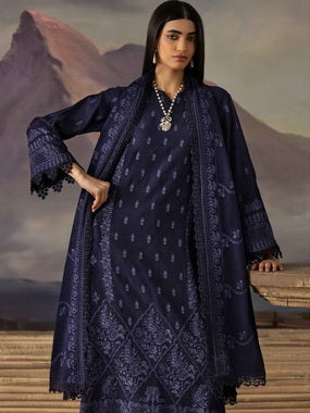 Dastaan by Riaz Arts Vol-02 Leather Peach Unstitched 3Pc Suit DS-48