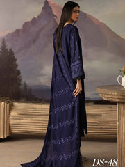 Dastaan by Riaz Arts Vol-02 Leather Peach Unstitched 3Pc Suit DS-48