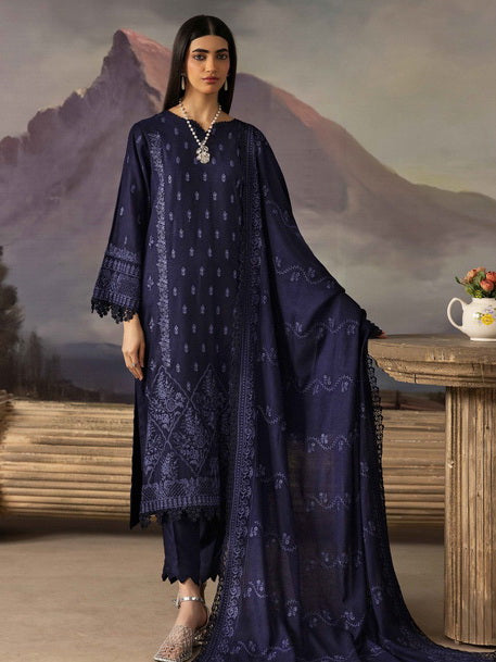 Dastaan by Riaz Arts Vol-02 Leather Peach Unstitched 3Pc Suit DS-48