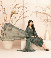 Alvira by Tawakkal Fabrics Embroidered Staple Unstitched 3Pc Suit D-4853