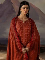 Dastaan by Riaz Arts Vol-02 Leather Peach Unstitched 3Pc Suit DS-49