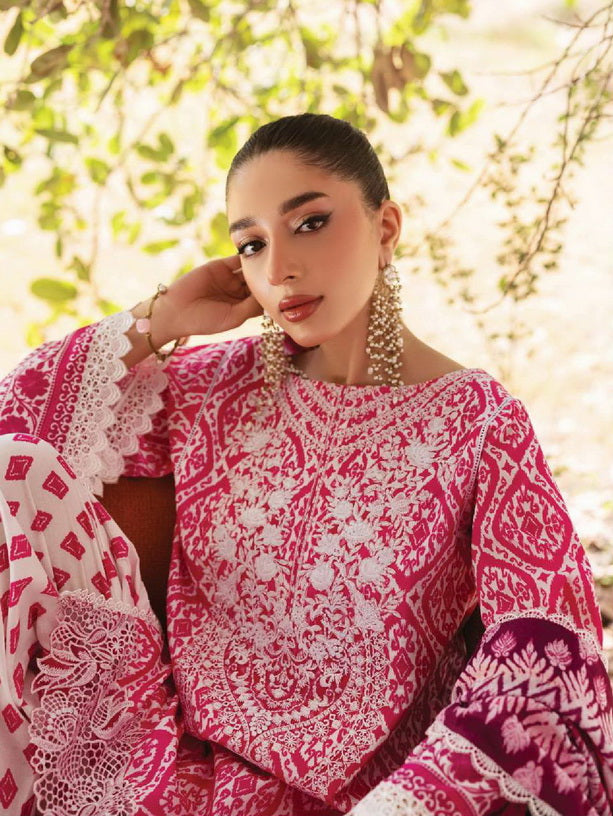 Tahra by Zainab Chottani Embroidered Lawn Unstitched 3Pc Suit D-04B LEENA