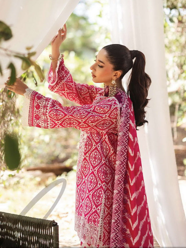 Tahra by Zainab Chottani Embroidered Lawn Unstitched 3Pc Suit D-04B LEENA