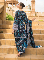 Zainab Chottani Luxury Lawn Unstitched Embroidered 3Pc Suit D-4B PANCHHI