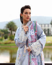 Republic WomensWear Lilas Embroidered Lawn Unstitched 3Pc Suit D-4B ELOWEN
