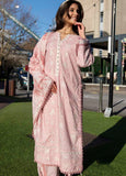 AL Zohaib Dhagakari Embroidered Lawn Unstitched 3Pc Suit D-04
