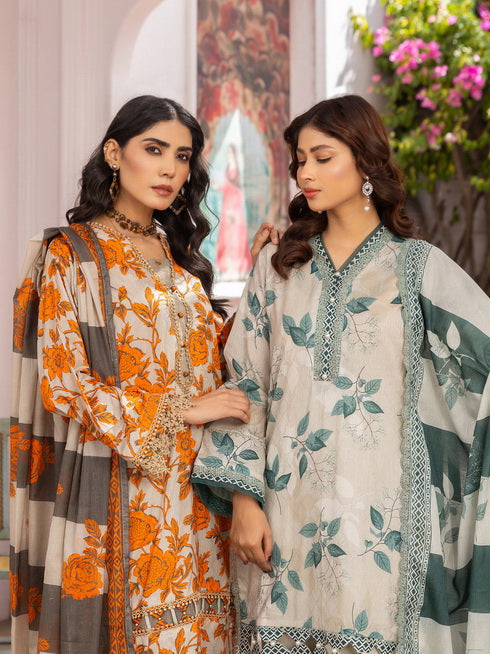 Rang e Noor by Humdum Digital Printed Lawn Unstitched 3Pc Suit REN-05