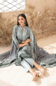 Tawakkal Fabrics Masarra Embroidered Staple Unstitched 3Pc Suit D-5032