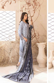 Tawakkal Fabrics Masarra Embroidered Staple Unstitched 3Pc Suit D-5035