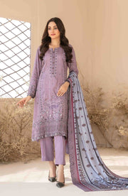 Tawakkal Fabrics Masarra Embroidered Staple Unstitched 3Pc Suit D-5037