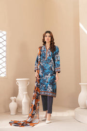 Tawakkal Fabrics Nuralain Digital Printed Staple Unstitched 3Pc Suit D-5370