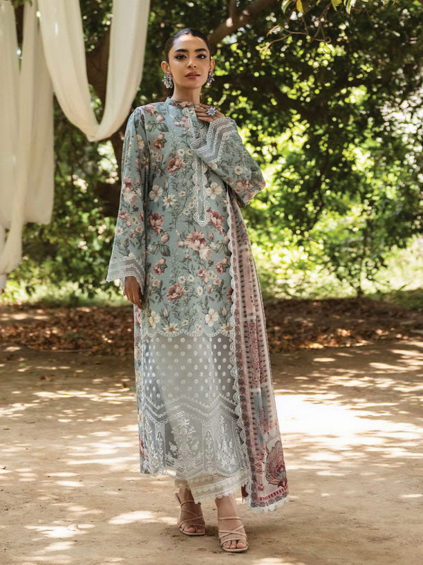 Tahra by Zainab Chottani Embroidered Lawn Unstitched 3Pc Suit D-05A SAMAHA