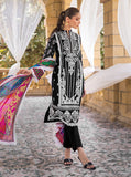 Zainab Chottani Luxury Lawn Unstitched Embroidered 3Pc Suit D-5A GULFISHAN